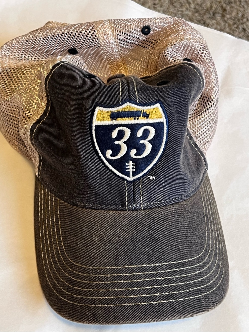 Notre Dame 33 Trucking Josh Adams Heisman Campaign Trucker Snapback Hat Cap
